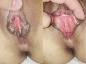 Chảy nước… Rảnh rỗi nằm nghịch lồn vợ rồi quay clip