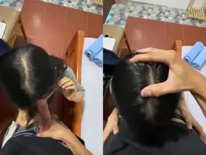 Đam mê bùng nổ !!! Xin mẹ qua nhà bạn học thêm, em học sinh c3 bị bạn trai xả tinh vào mồm