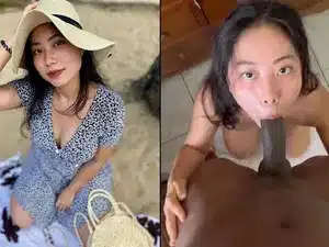 Khó cưỡng … Em Nhi Nguyễn 2k du học sinh bị tây đen tung clip sex
